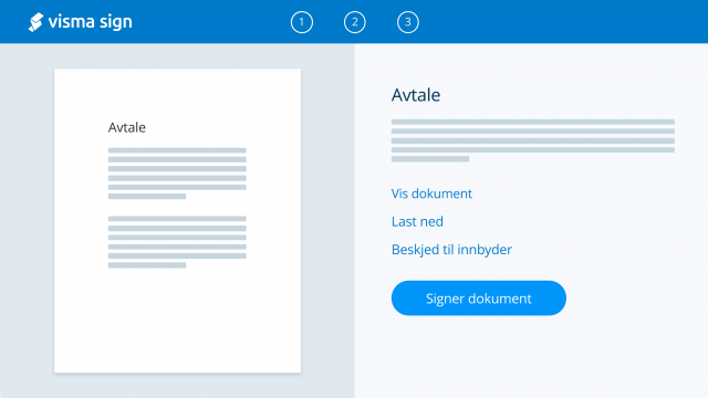 signer avtaler i visma sign